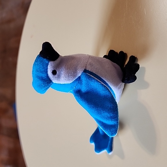 Ty Rare Rocket the Blue Jay with Errors - Picture 2 of 4